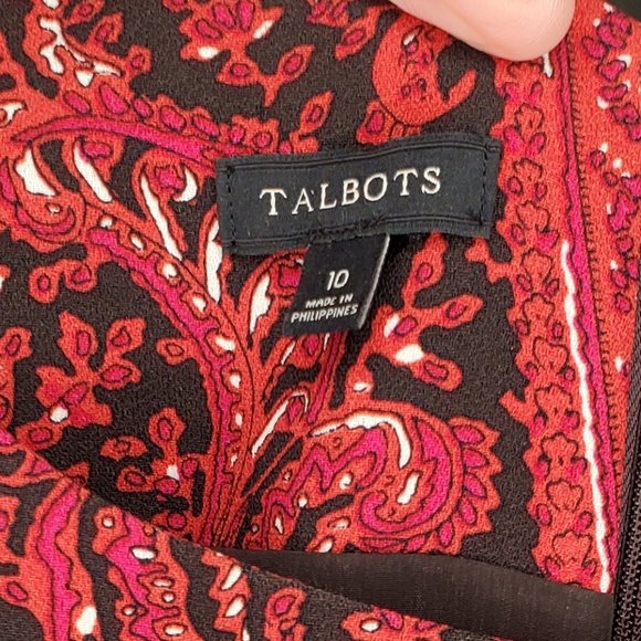 Talbots Paisley Dress - Picture 4 of 4